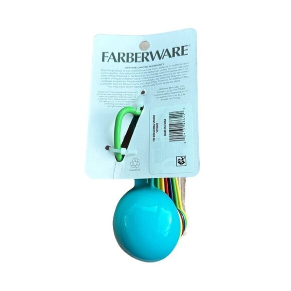 Farberware Professional Measuring Spoons Plastic Set 7 Kitchen Tools Multicolor - Picture 5 of 6